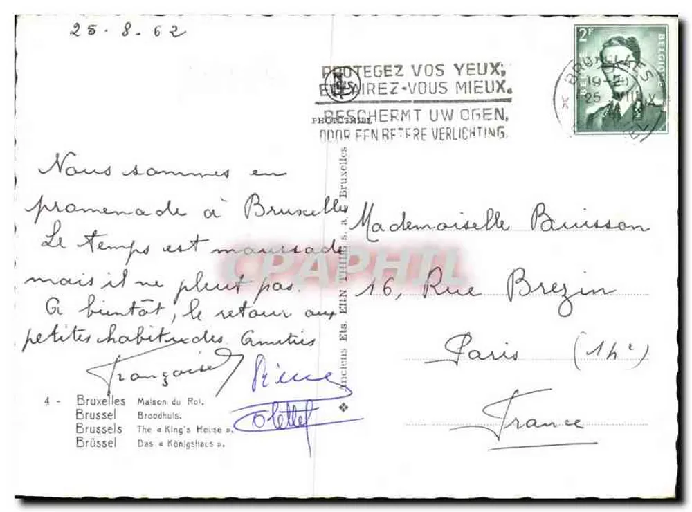 Bruxelas - Casa do Rei — Bruxelas, Bélgica - Verso