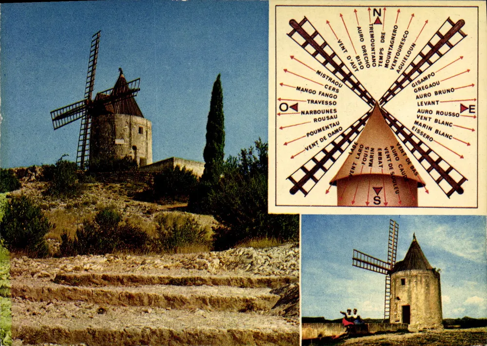 Das Daudet-Mühle — Die 32 Winde der Provence — Ausgaben von Frankreich - Vorderseite