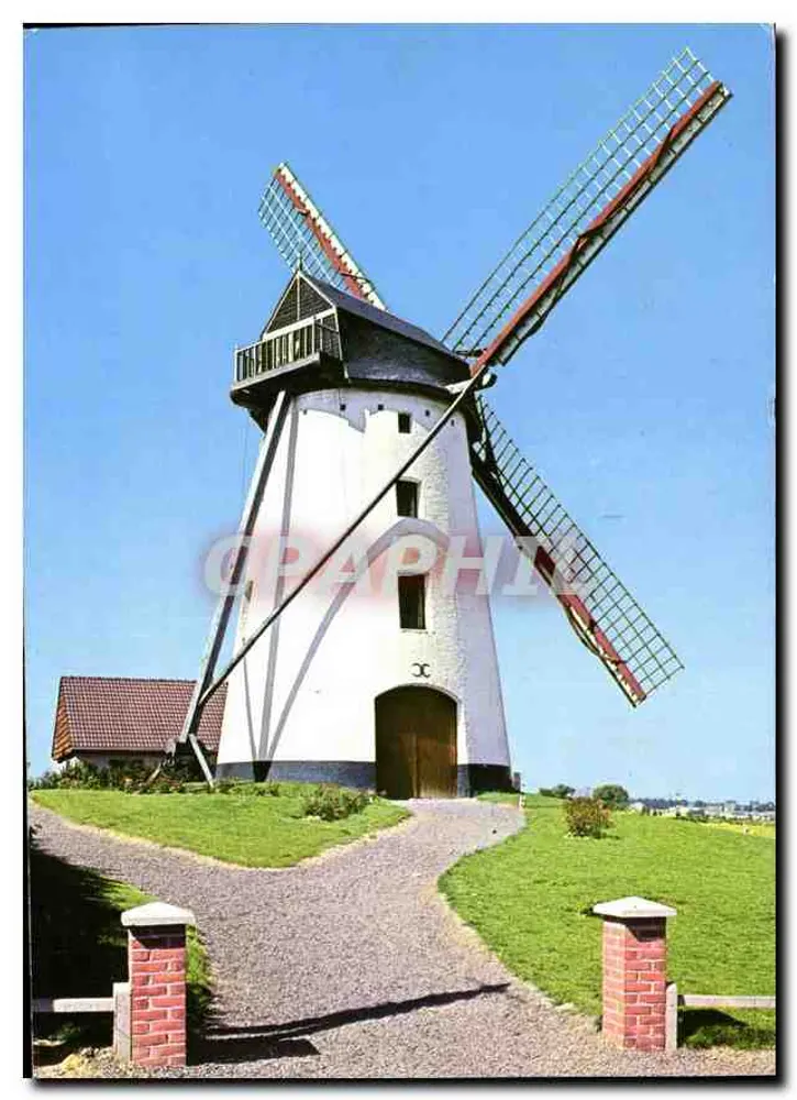 Moulin à vent en Flandre — éditeur Graphphil, n° de série non visible - Frente