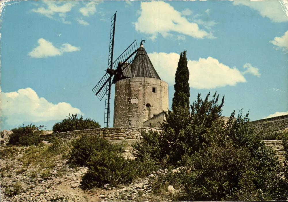 Moulin de A. Daudet — Las Bellas Imágenes de Provenza — Éditions de Provence G.A.L. - Anverso