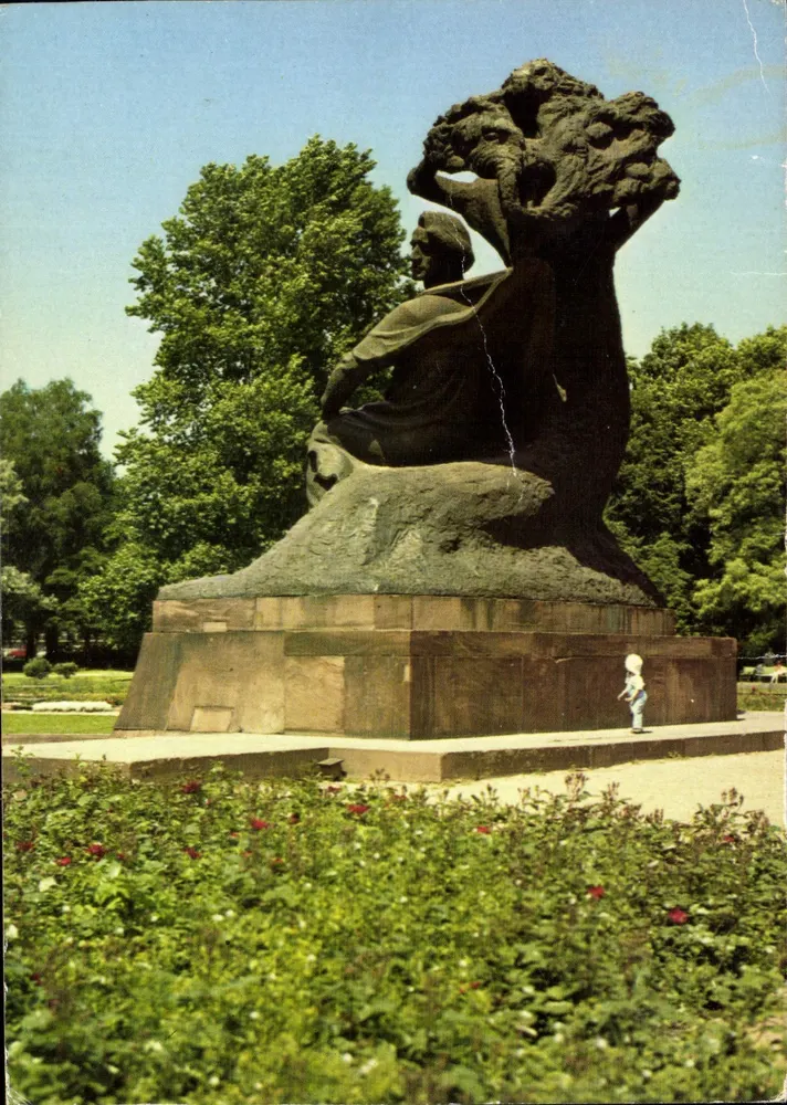 Warszawa — Denkmal für Fryderyk Chopin — Verlag Krajowa Agencja Wydawnicza, Nr. 34-3549/III - Vorderseite