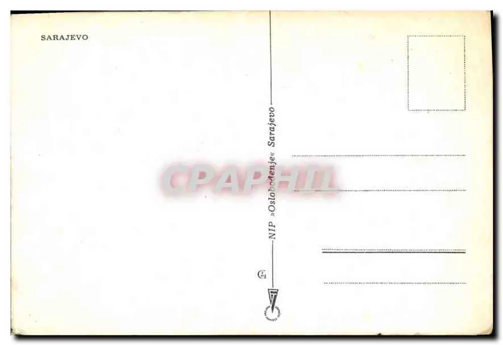 Mesquita da Jamaa — Sarajevo — editor NIP « Oslobodenje » - Verso