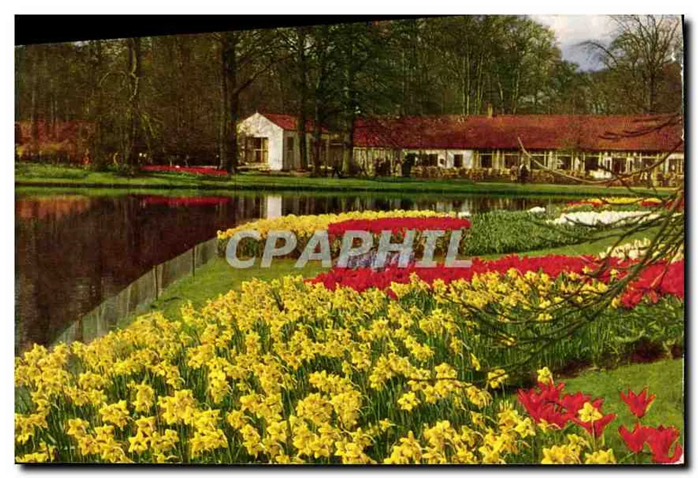 Garten des Keukenhof in Lisse — Holland — Verleger Planeta L. Blok - Vorderseite