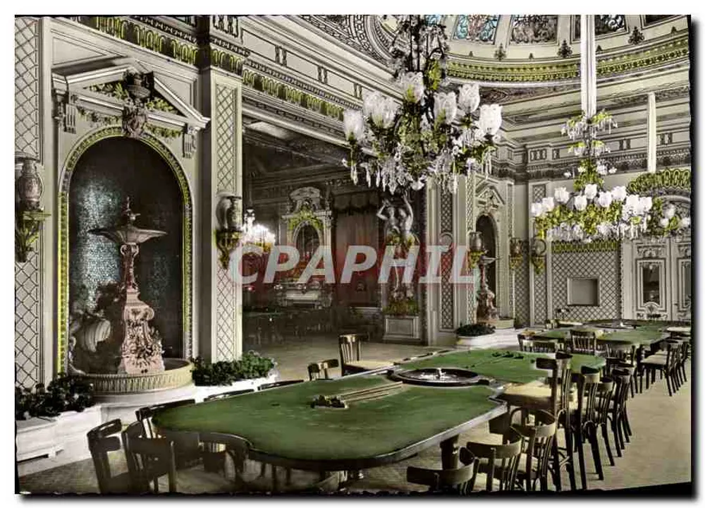 Sala de jogos em Baden-Baden — Sala de jogos da Spielbank — editada por A. Mauthe, Baden-Baden - Frente