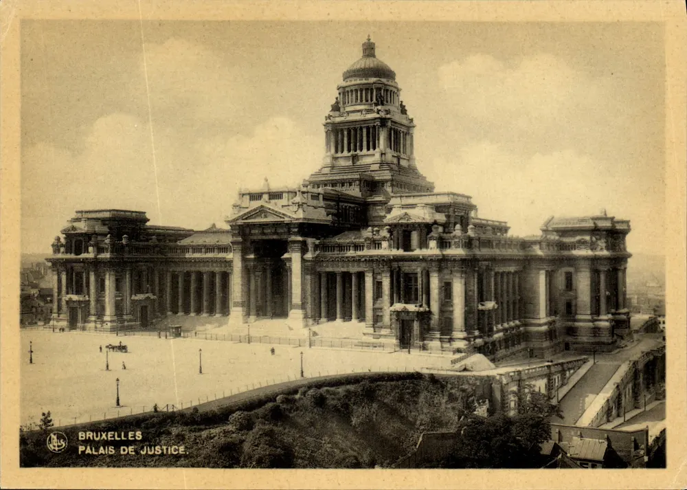 Bruxelas - Palácio de Justiça — editor Thill, série n° 4 - Frente