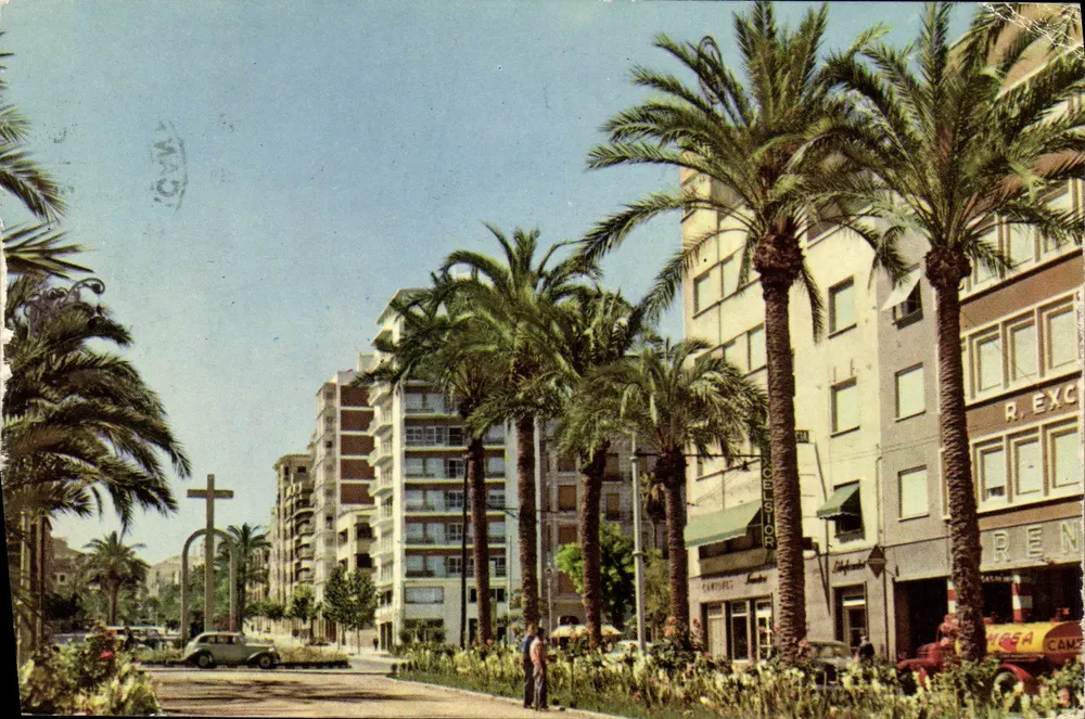 Promenade des Dr. Gadea und Kreuz der Gefallenen Helden — Alicante — Edition Jaquet - Vorderseite
