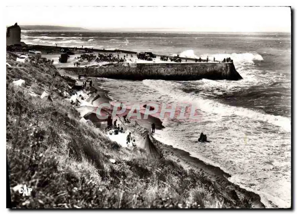 TROUVILLE-DEAUVILLE — Effekte von Wellen auf der Esplanade des Roches Noires — CAP - Vorderseite