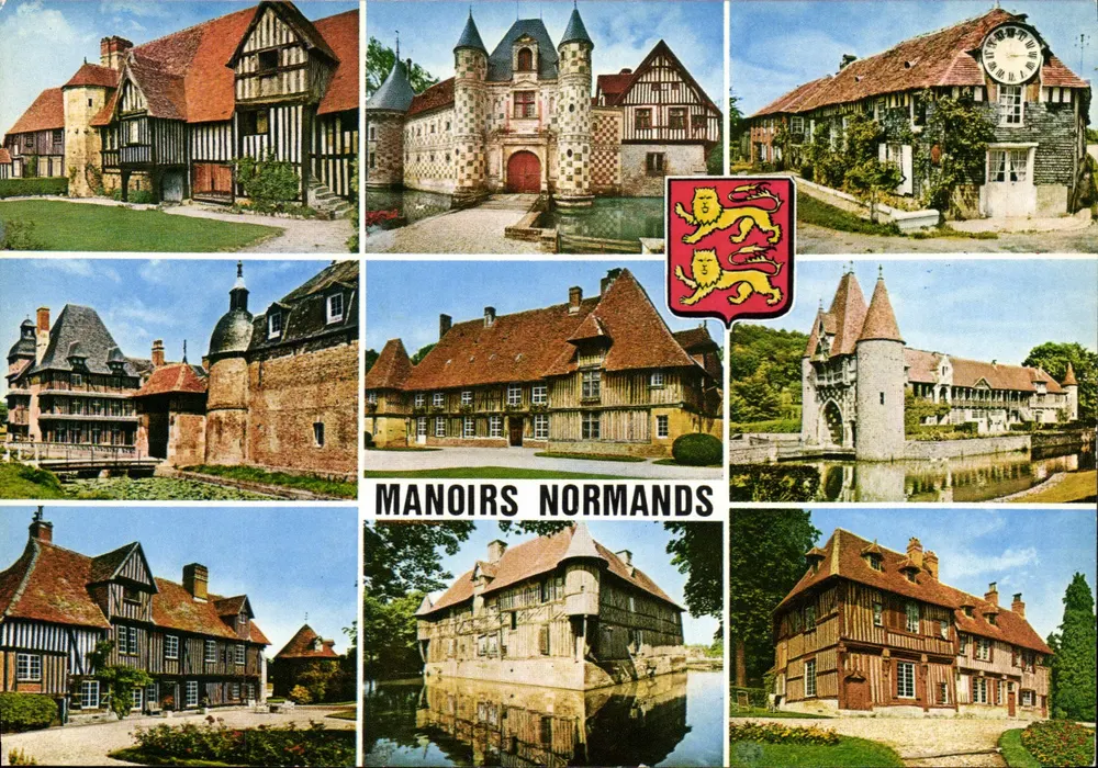Manores Normandos — Coleção de castelos e casas tradicionais — Editor ARTAUD Frères - Frente