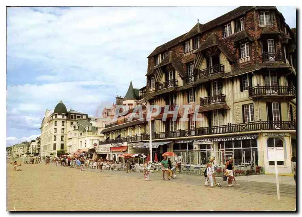 Trouville-sur-Mer — Strand und Restaurant L'Arbopole — Verleger Artaud Frères - Vorderseite