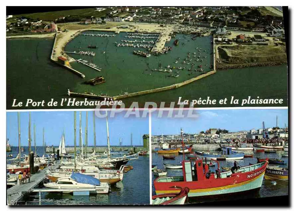 O Porta de l'Herbaudière — A pesca e o lazer — Edição La Vendée Touristique - Frente