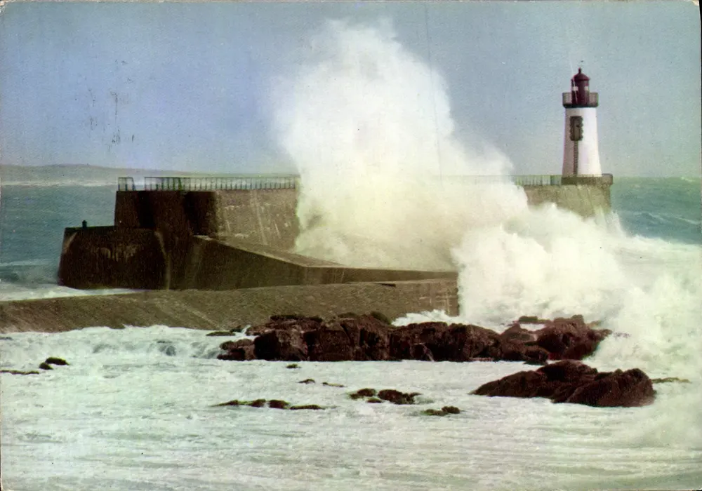 A doca em Bretignolles-sur-Mer — Les Sables-d'Olonne (Vendée) — Cores Naturais - Frente