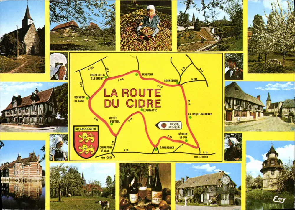 Die Cidrestraße — Normandie — Verlag Emy, Seriennummer nicht sichtbar - Vorderseite
