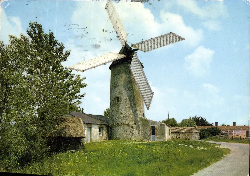 Mühle von Rairé — Notre Dame de Monts (Vendée) — Familienstation - Vorderseite