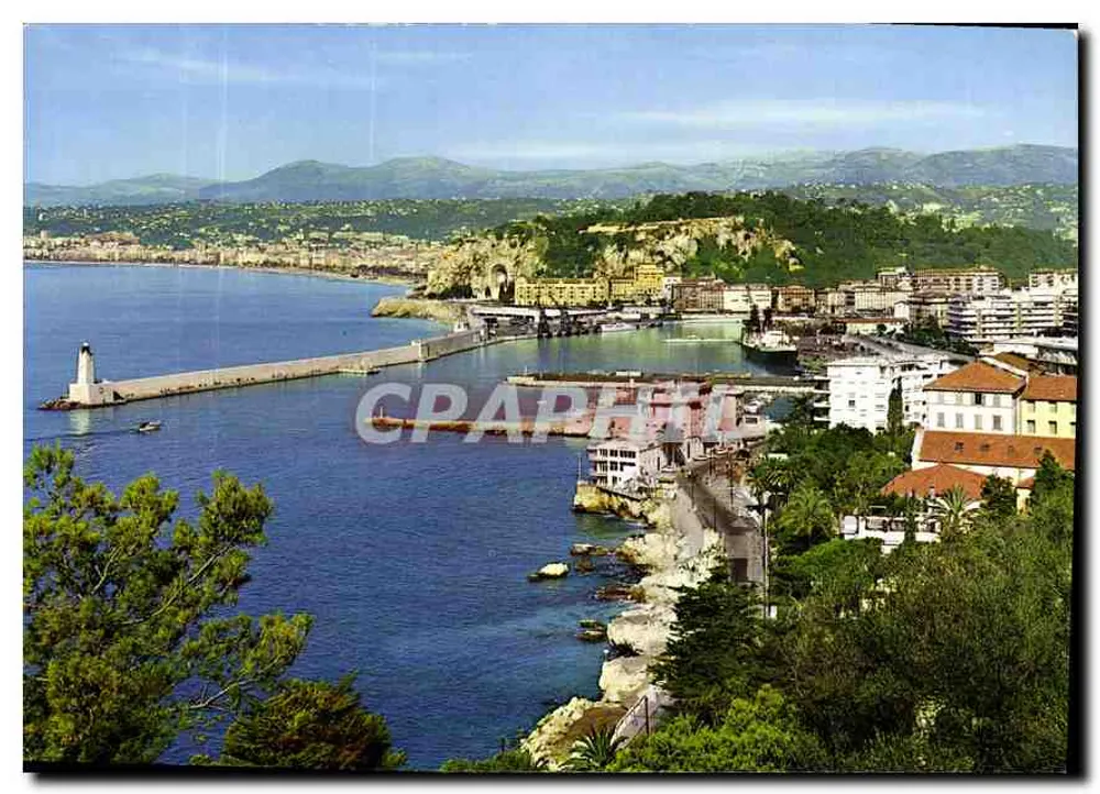 Vista geral de Nice — tirada do Mt Boron — Éditions d'Art Montluet, Nice - Frente