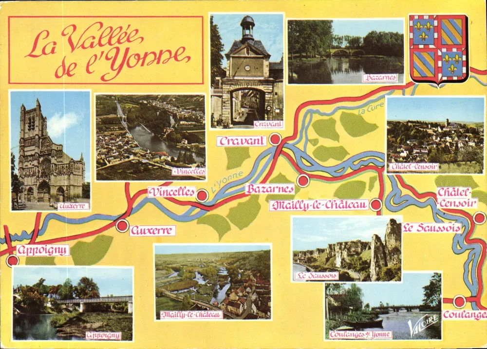Die Schlucht der Yonne — Die Wunder der Yonne, Nr. 537 — Éditions VALOIRE (L.&C.) - Vorderseite