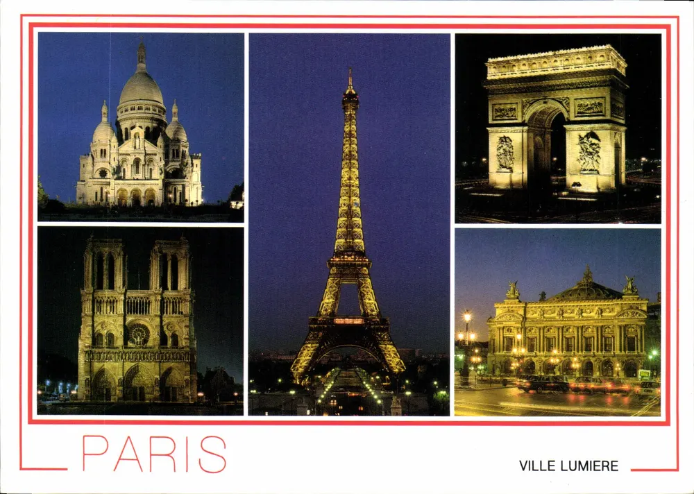 Paris — Cidade da Luz — Edições Chantal - Frente