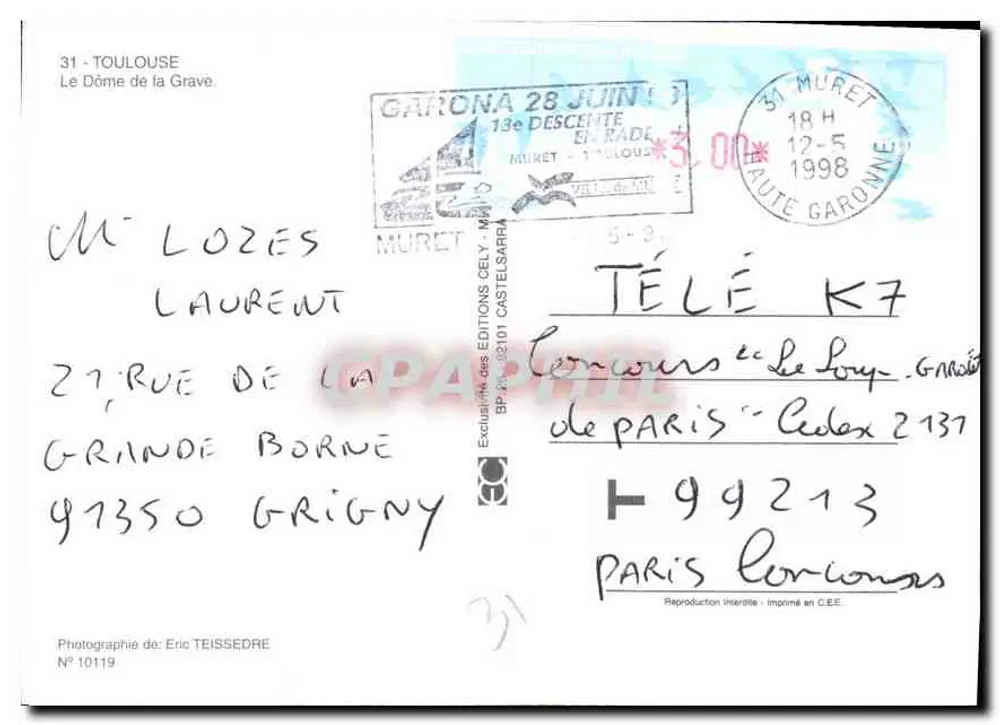 O Dôme de la Grave — Toulouse — Edições Castelsarm - Verso