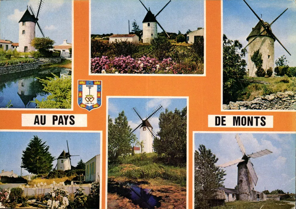 No País de Monts — Vézelle — Editor Artaud Frères - Frente