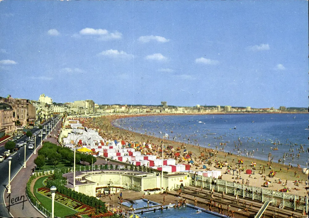 La Vendée - Les Sables-d'Olonne — Die Strand, das Schwimmbad und der Damm — Les Éditions Jean - Vorderseite