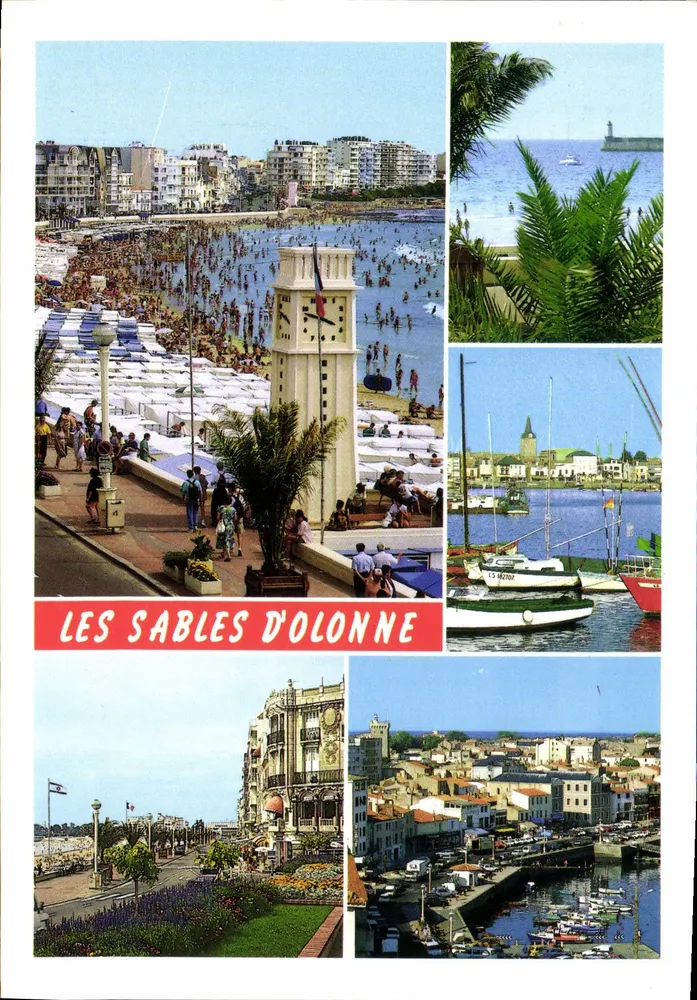 Les Sables d'Olonne — vista panorâmica — ARTAUD Frères, n°299 - Frente