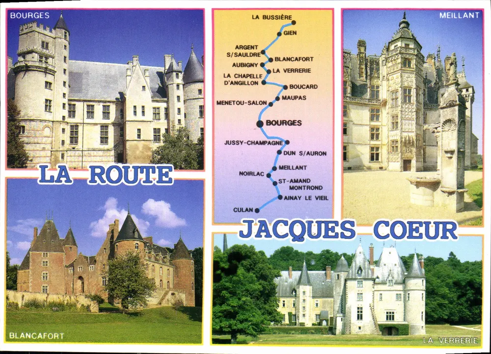 Jacques Coeur Straße — Bourges, Meillant, Blanchefort — Sillonnaises Editions - Vorderseite