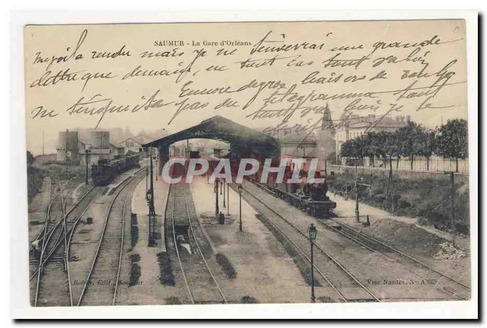 Saumur - Die Orleans-Bahnhof — Robles, Verlag, Boussair - Vorderseite