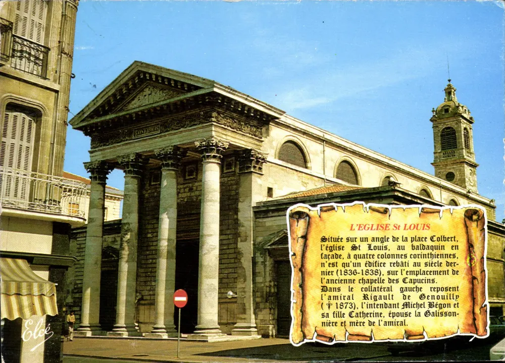 Igreja de São Luís — Rochefort-sur-Mer — Editor Élécé, N° 3266 - Frente
