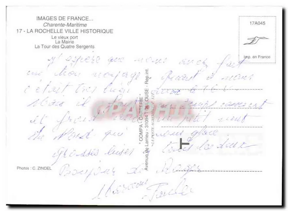 La Rochelle — Charente-Maritime — Charente-Maritime - Rückseite