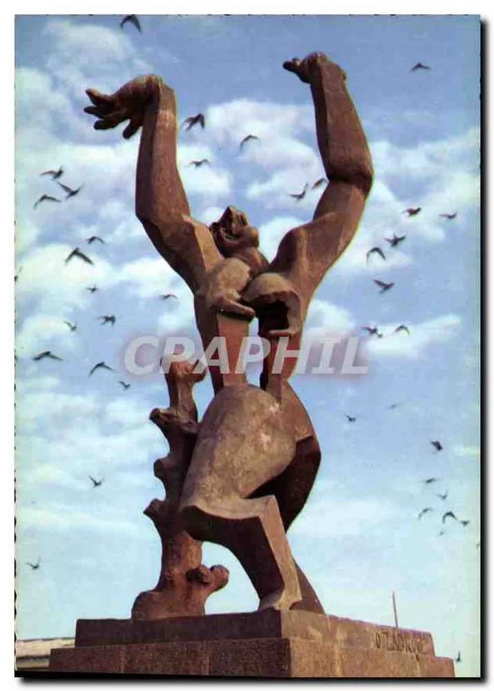 रॉटरडैम — स्मारक 'मई 1940 - वर्वोस्टे स्टैड' — ओ. ज़ाड्कीन - आगे