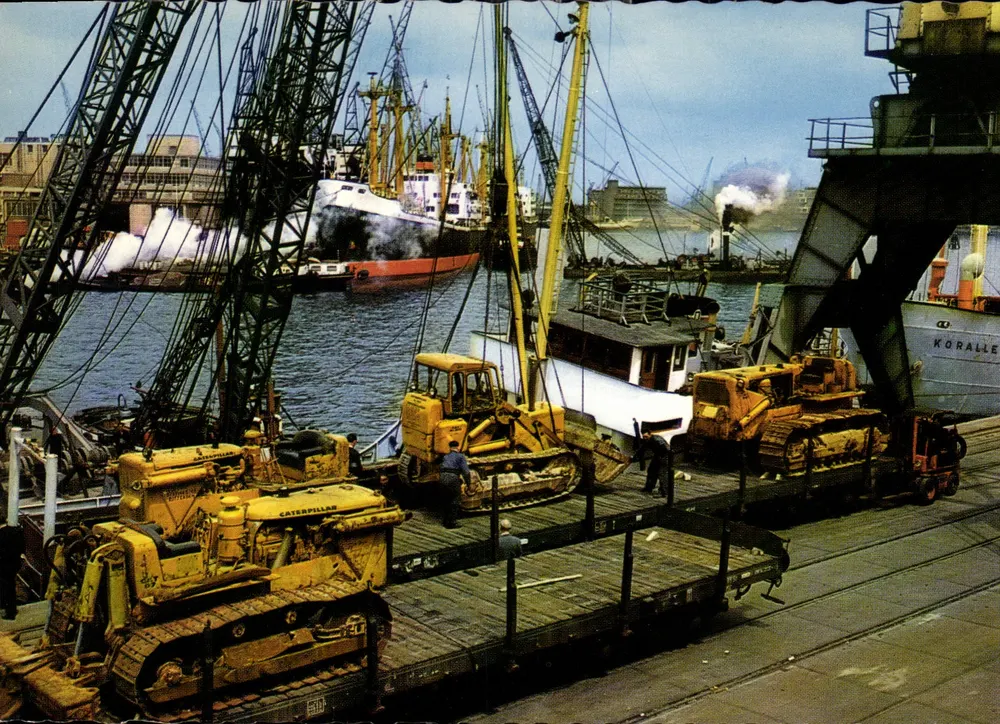 Rotterdam — Blick auf den Hafen — Gebr. Spanjersingh N.V., Rotterdam - Vorderseite