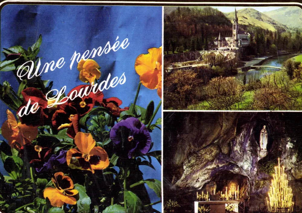 Uma flor de Lourdes — Editora A. Doucet e Filhos, N° 414 B - Frente