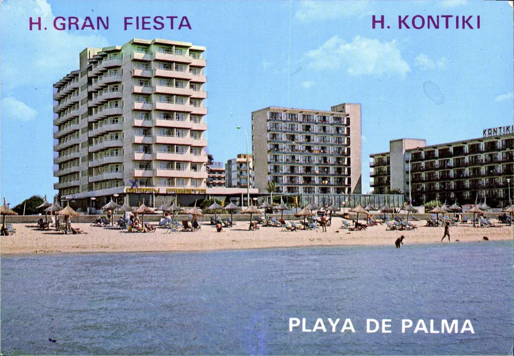 Playa de Palma — Hotels Gran Fiesta und Kontiki — Verlag Nuño 2671 - Vorderseite