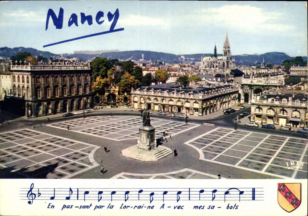 Place Stanislas — Nancy — Ediciones Hachette - Anverso