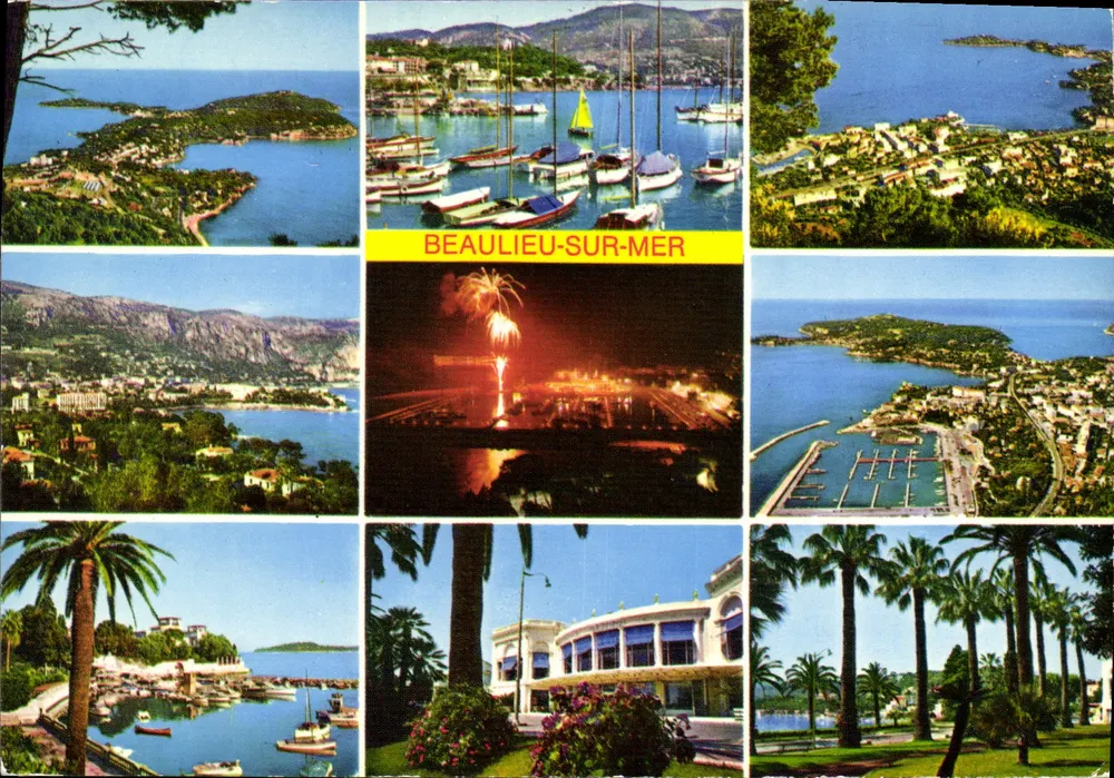 Beaulieu-sur-Mer — vista panorâmica e noturna — Edições S.E.P.T. - 3-141 - Frente