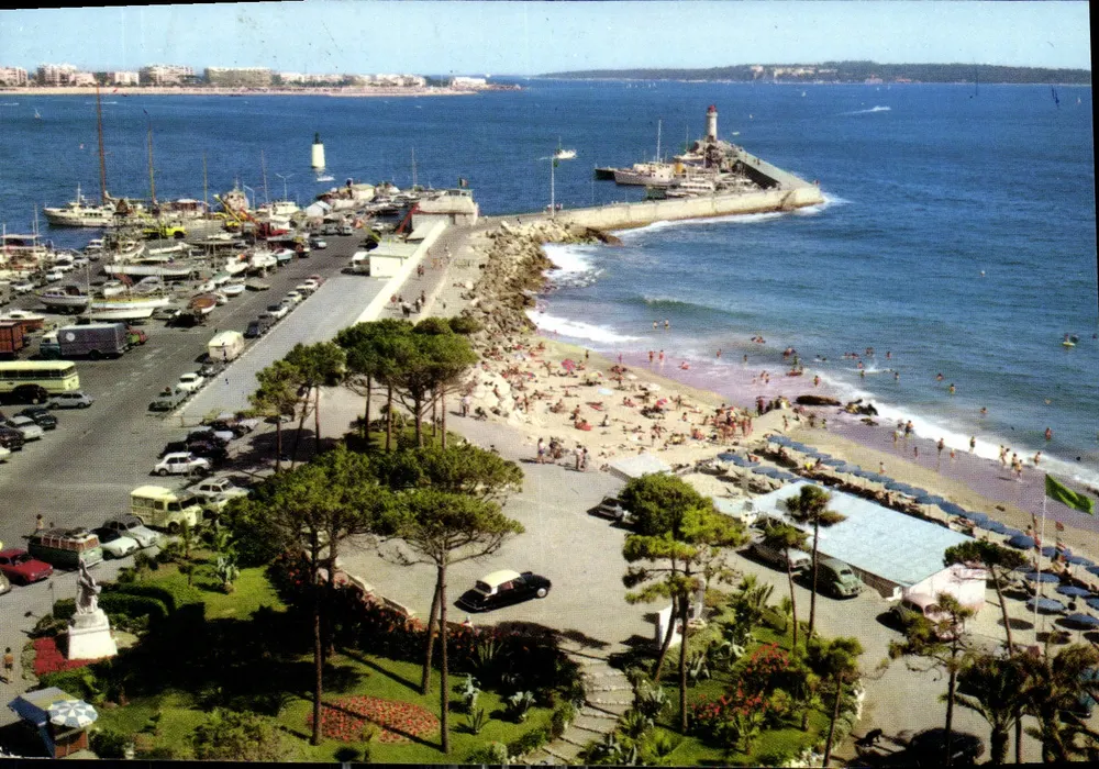 Cannes - Strand des Südens — Luftbild — Éditions Graphithi Nr. 1290 - Vorderseite