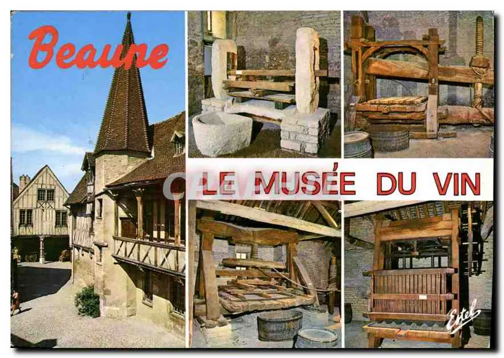 Beaune — O Museu do Vinho — Editor Estel - Frente
