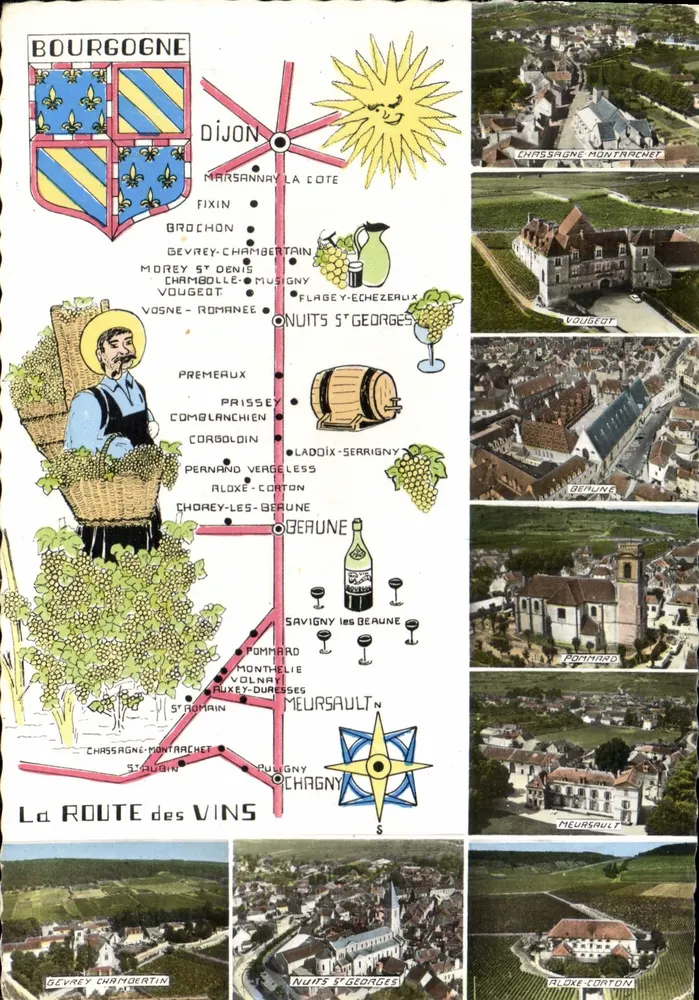 Bourgogne — A Rota dos Vinhos — Edição SOER, 94-SAINT-MAUR - Frente