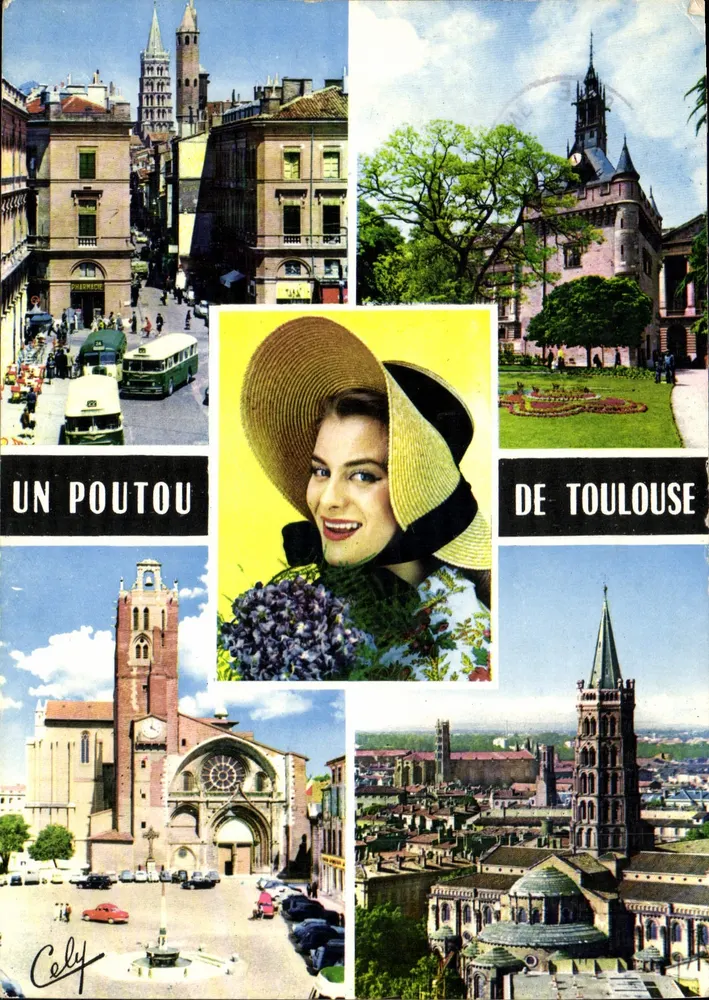 Ein Poutou von Toulouse — Verleger Cely, Seriennummer nicht sichtbar - Vorderseite