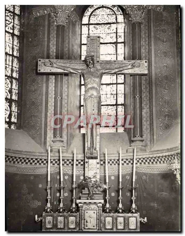 Toulouse (H.-G.) - Kirche Saint-Sernin - Nordtransept: Kapelle der Heiligen Kreuz (Kreuzigungskreuz des 12. Jahrhunderts) - Vorderseite