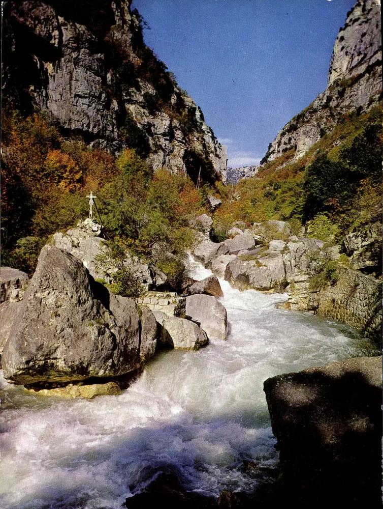 Loup Gorges — Panoramablick auf die Gorges du Loup (Alpes-Maritimes) — Editions G. Lilleff - Vorderseite