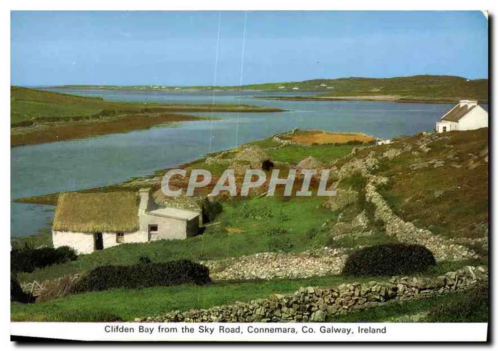 Clifden Bay von der Sky Road, Connemara, Co. Galway, Irland — Verlag: Cardall Ltd., Dublin - Vorderseite
