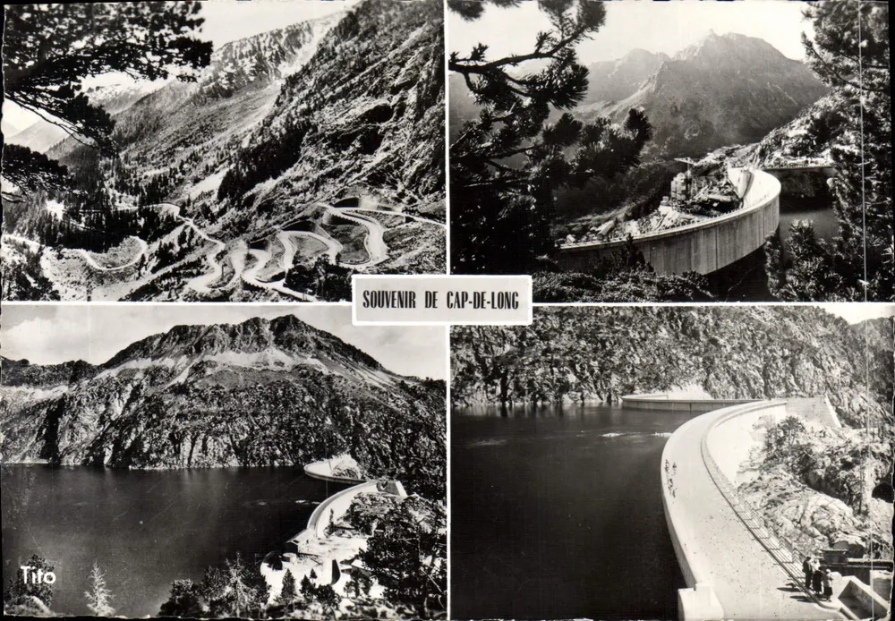 Cap-de-Long — Staudamm und See — Tito - Vorderseite