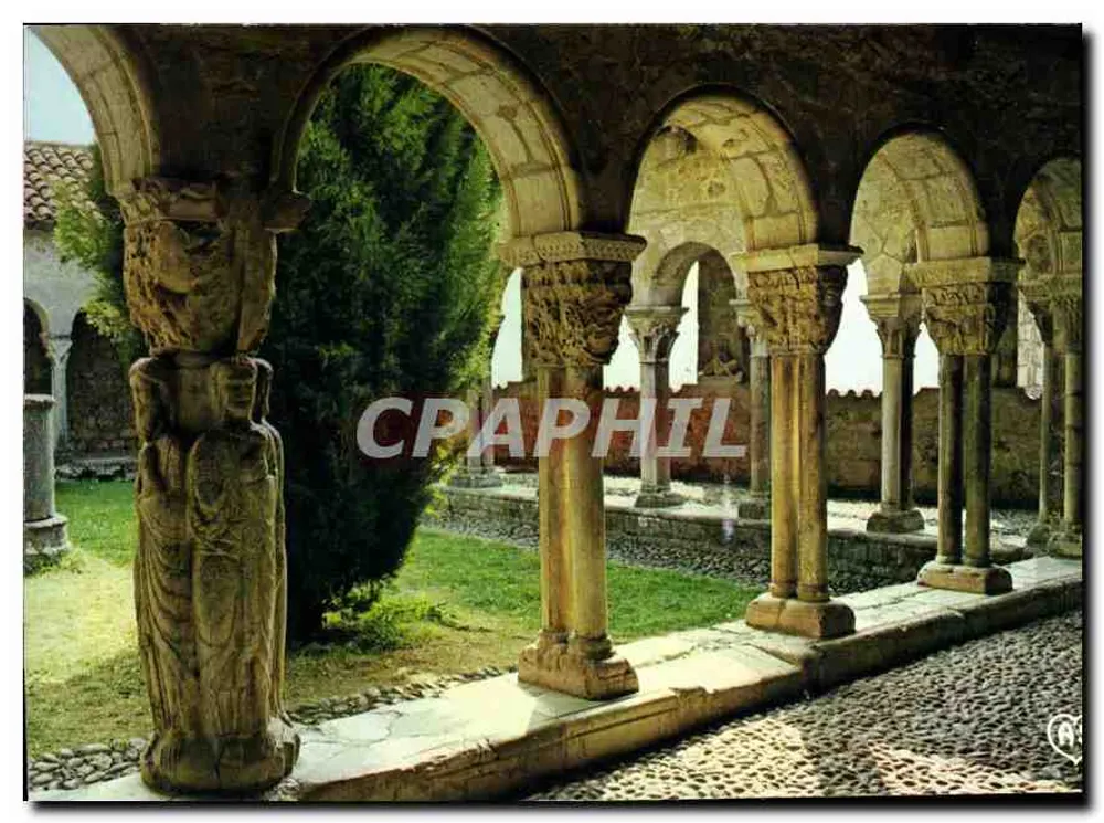 Saint-Bertrand-de-Comminges — Der Cloister mit seinen Kapitellen des 12. und 14. Jahrhunderts — S.A. Cartes Postales A.P.A.-POULALB - Vorderseite