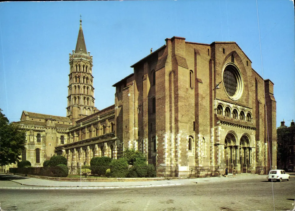 Toulouse - Die Rosa Stadt — Basilika Saint-Sernin (11. und 12. Jahrhundert) — Éditions F. Loubateres - Vorderseite