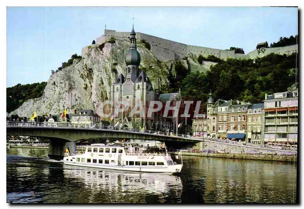 Dinant-sur-Meuse — Boot Bayard — Citadelbrücke - Vorderseite