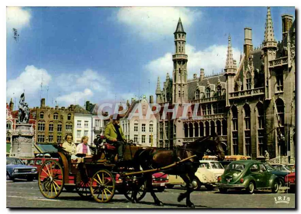 Bruges — Excursão em carruagem — Iris, Bruxelas, n°127 - Frente