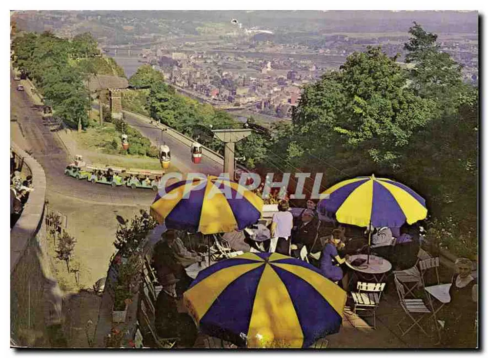 Teleférico de Namur — Café Belvédère — Edição Le Berger - Frente