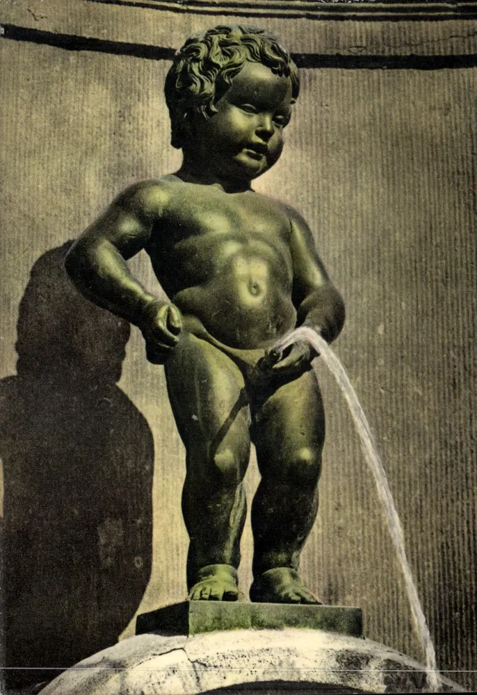 Manneken-Pis — Bruxelas — Edição J. Corna, n° 1/119 - Frente