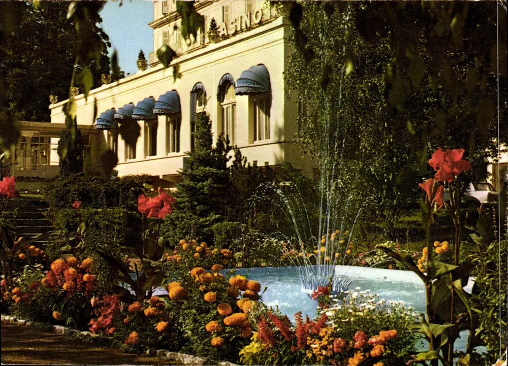 Divonne-les-Bains — Das Casino und seine Gärten — Ed. J. Oellard - Vorderseite