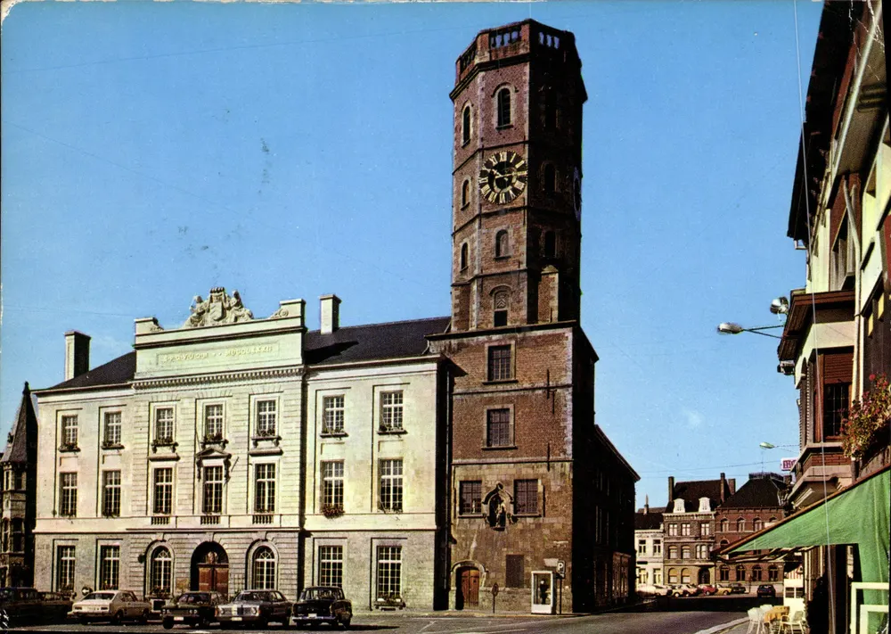 Ménen — Rathaus — Uitgever AVM - Vorderseite